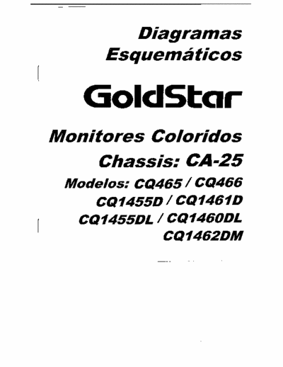 Goldstar  schematic diagram
